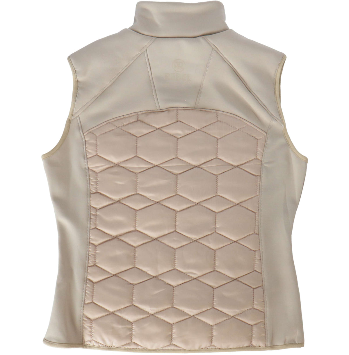 Rebel Weste Cube Quilted Hybrid Beige