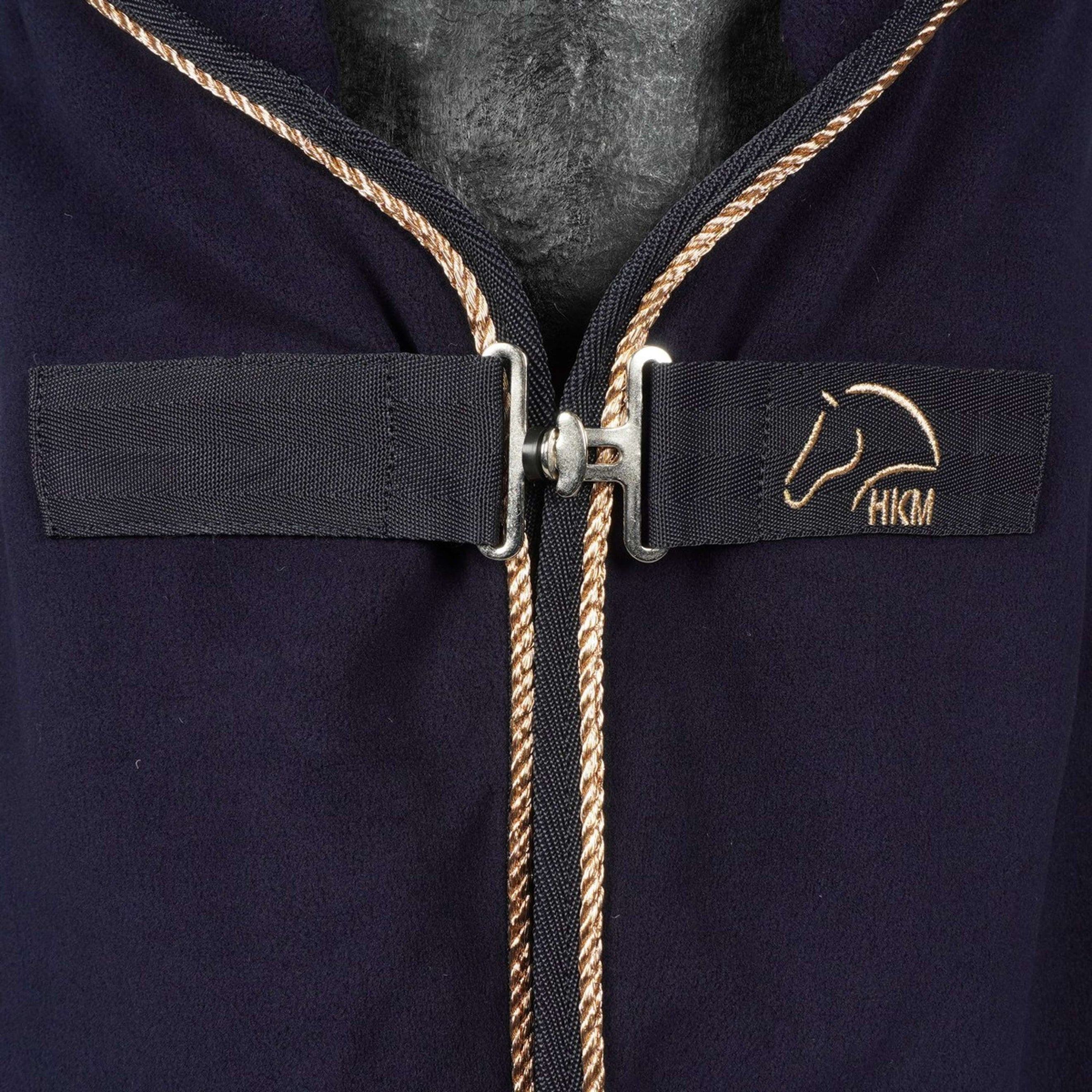 HKM Abschwitzdecke Rosegold Glamour Dunkelblau/Rosegold HKM Abschwitzdecke Rosegold Glamour Dunkelblau/Rosegold