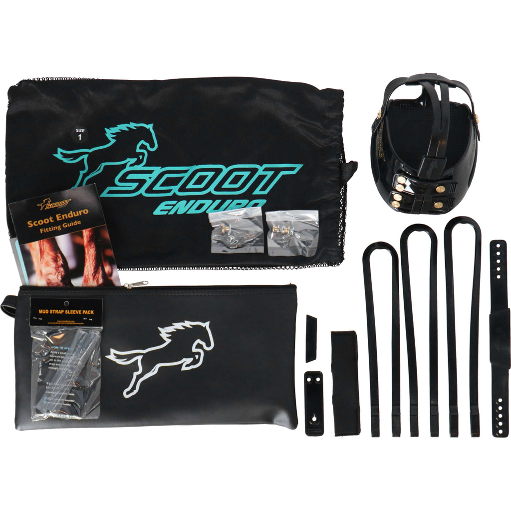 Scoot Boot Hufschuh Enduro Single Schwarz