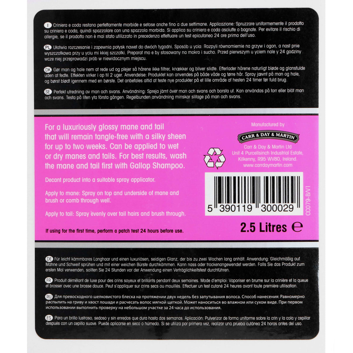 Carr & Day & Martin Mähnen/Schweif Lotion Refill