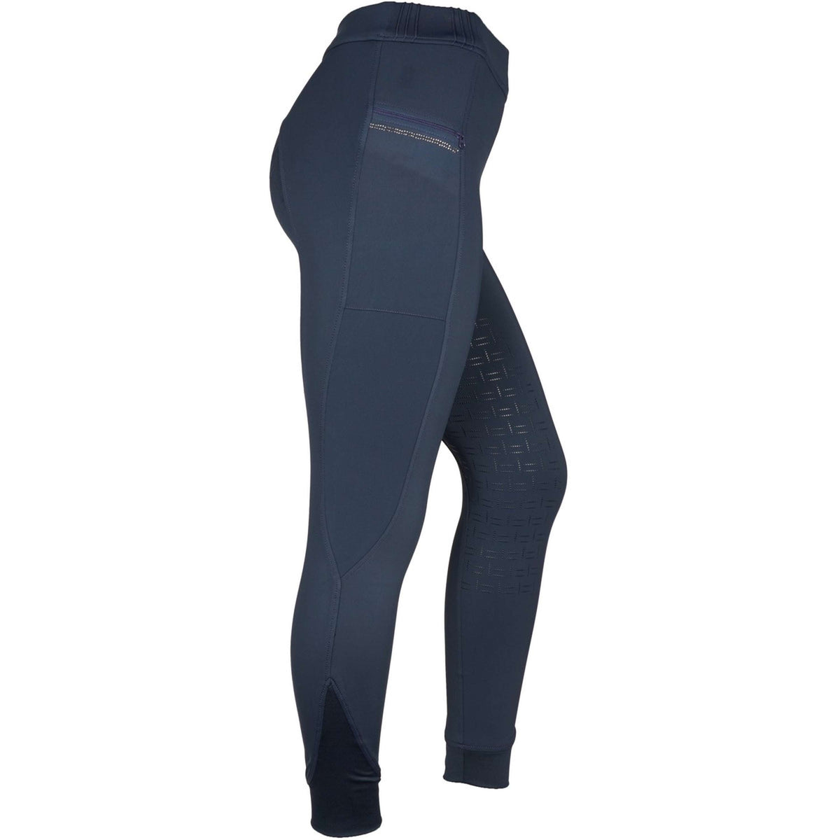 Montar Reitleggings MoRosie Crystals Junior Full Grip Dark Navy