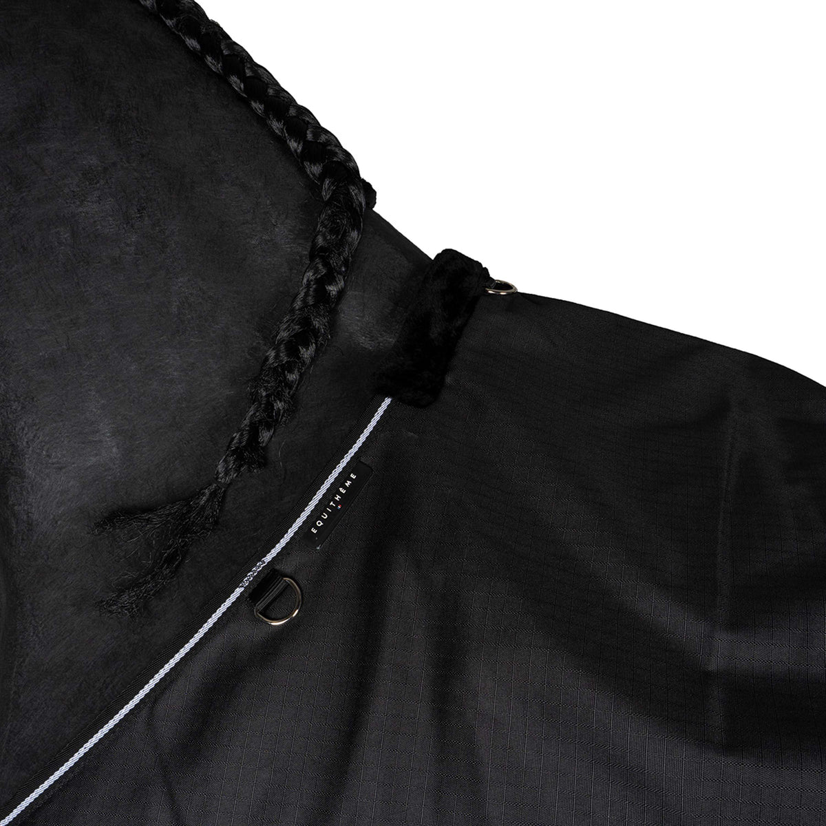EQUITHÈME Outdoordecke Tyrex 600D Standard 150g Schwarz