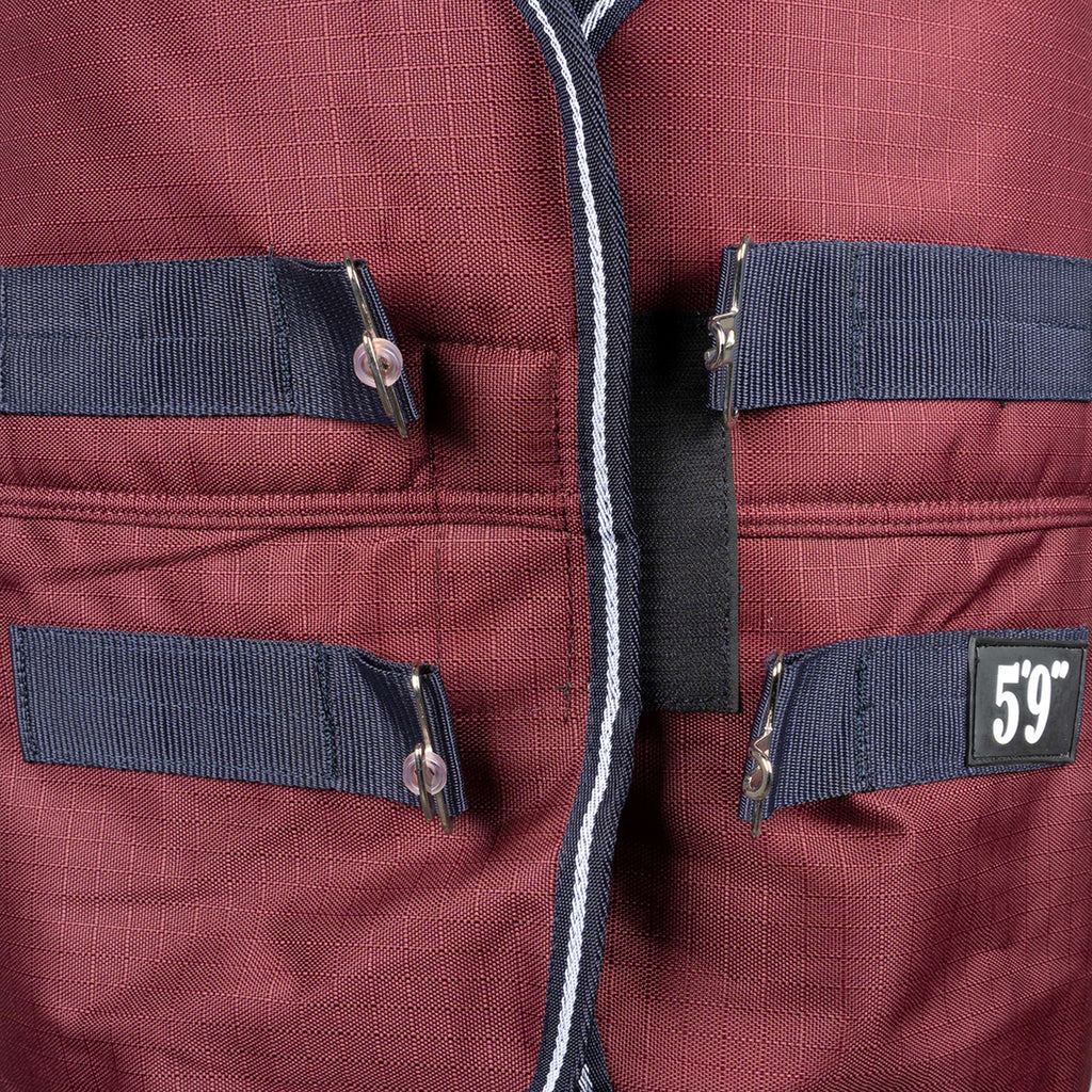 EQUITHÈME Outdoordecke Tyrex 1200D 0g Standard Burgunderrot