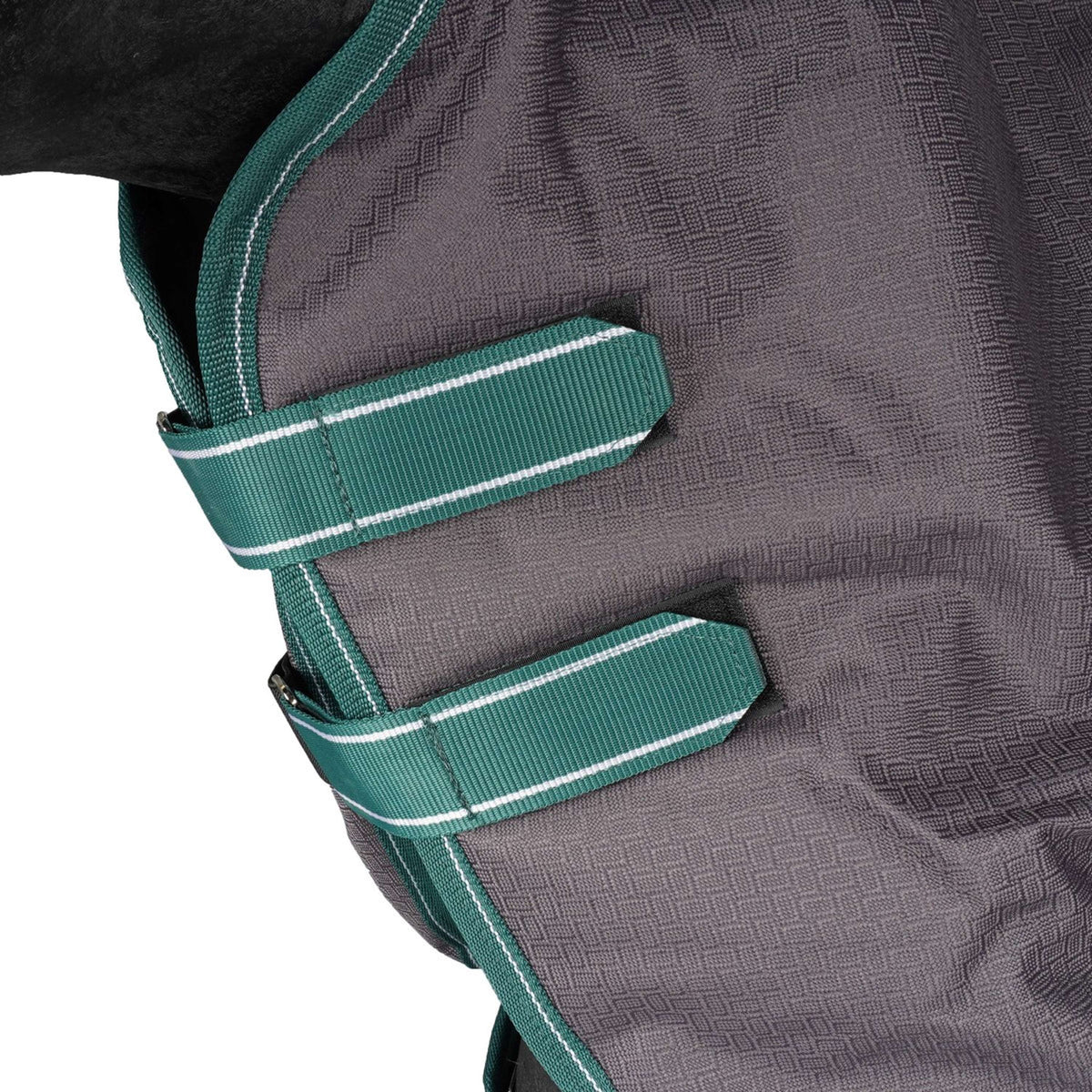 Weatherbeeta Winterdecke Comfitec Plus Dynamic II Detach-A-Neck Medium Grey/Dark Green/White