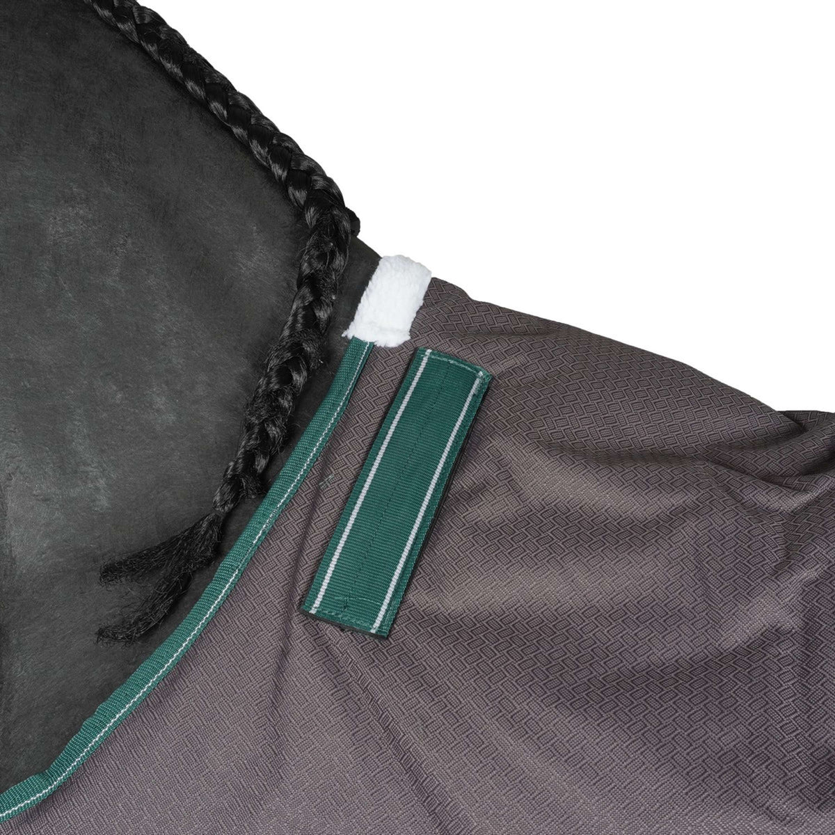 Weatherbeeta Winterdecke Comfitec Plus Dynamic II Detach-A-Neck Medium Grey/Dark Green/White