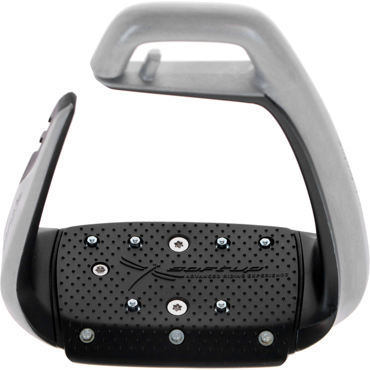 Freejump Steigbügel Soft Up Classic+ Silber/Schwarz