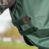 Agradi Horse Halsstück 1200D 0gr Reflektierende Paspelierung Grün