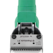 Agradi Horse Schermaschine FarmClipper HC-3000 Akku2 31/15 Zähne Pferd Grün