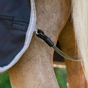 Amigo Turnout 1200D Plus Pony 50g Schwarz/Titangrau/Silber