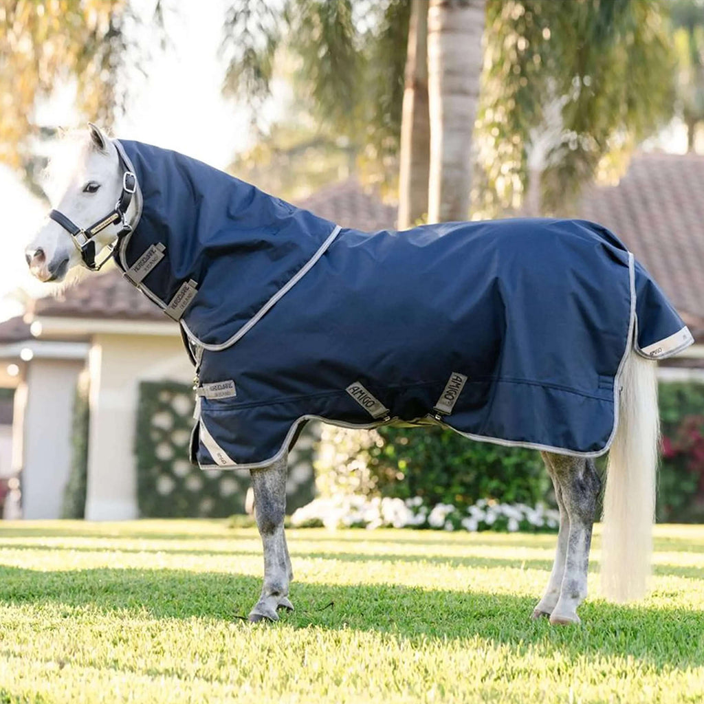 Amigo Turnout 1200D Plus Pony 0g Marineblau/Titangrau/Silber