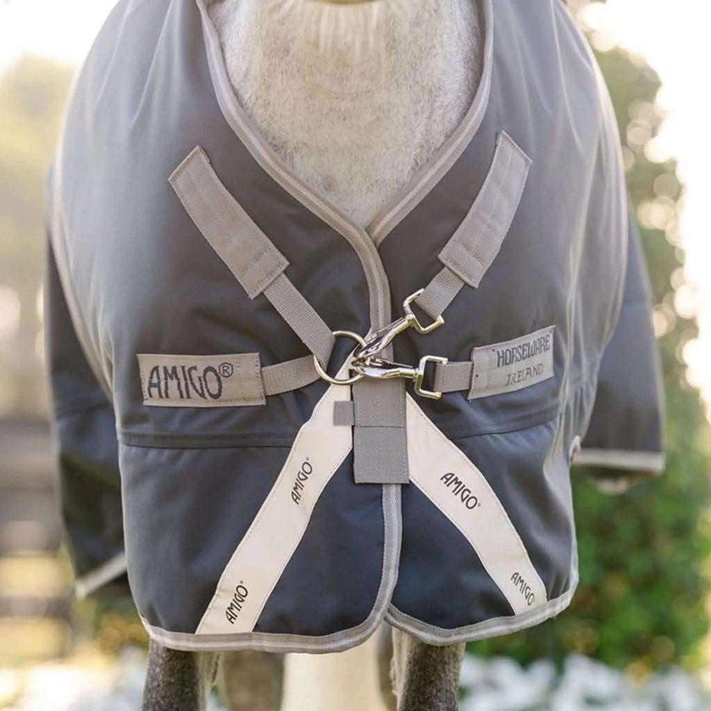 Amigo Turnout 1200D Plus Pony 0g Marineblau/Titangrau/Silber