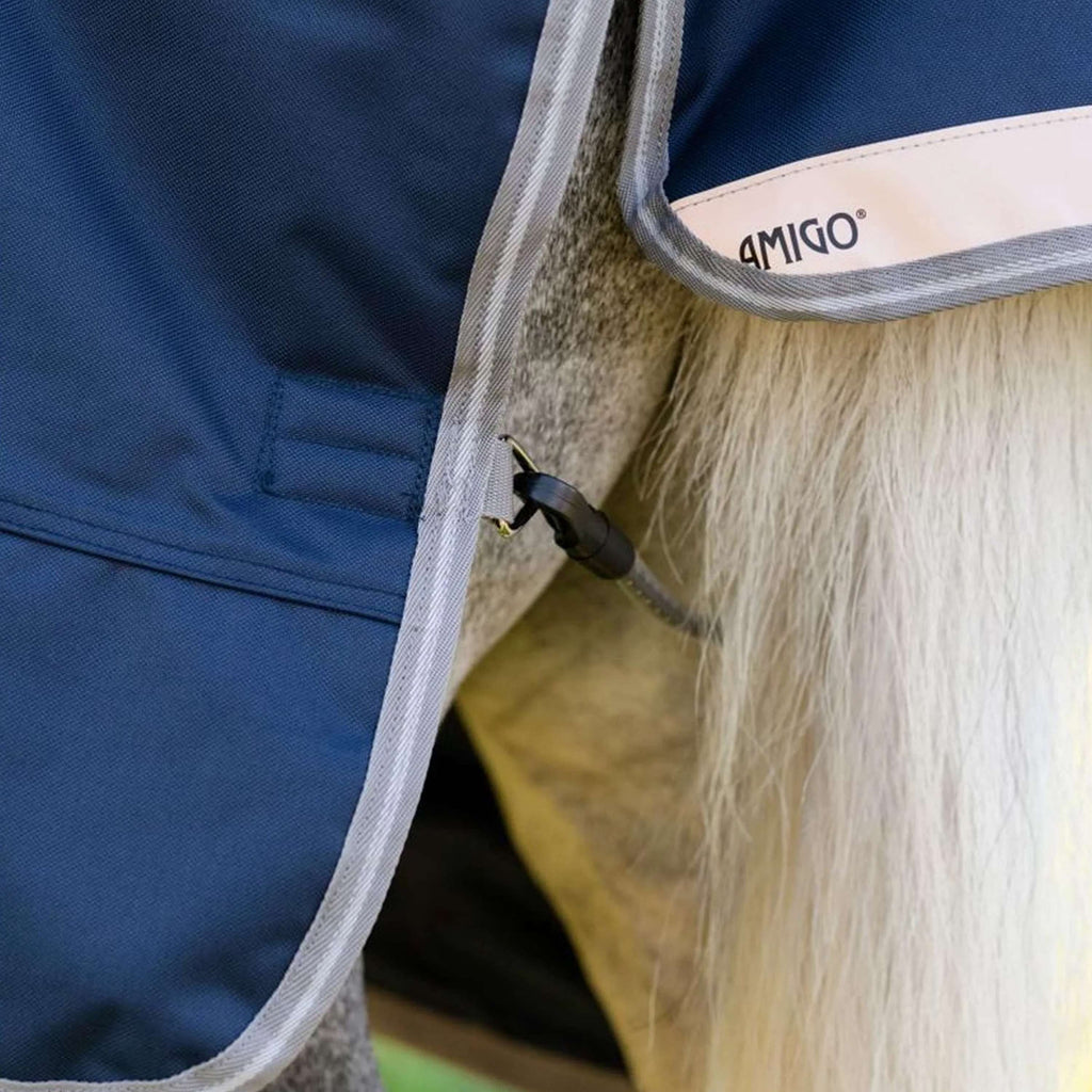 Amigo Turnout 1200D Pony 0g Marineblau/Titangrau/Silber