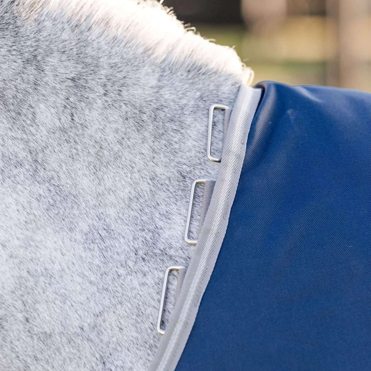 Amigo Turnout 1200D Pony 0g Marineblau/Titangrau/Silber