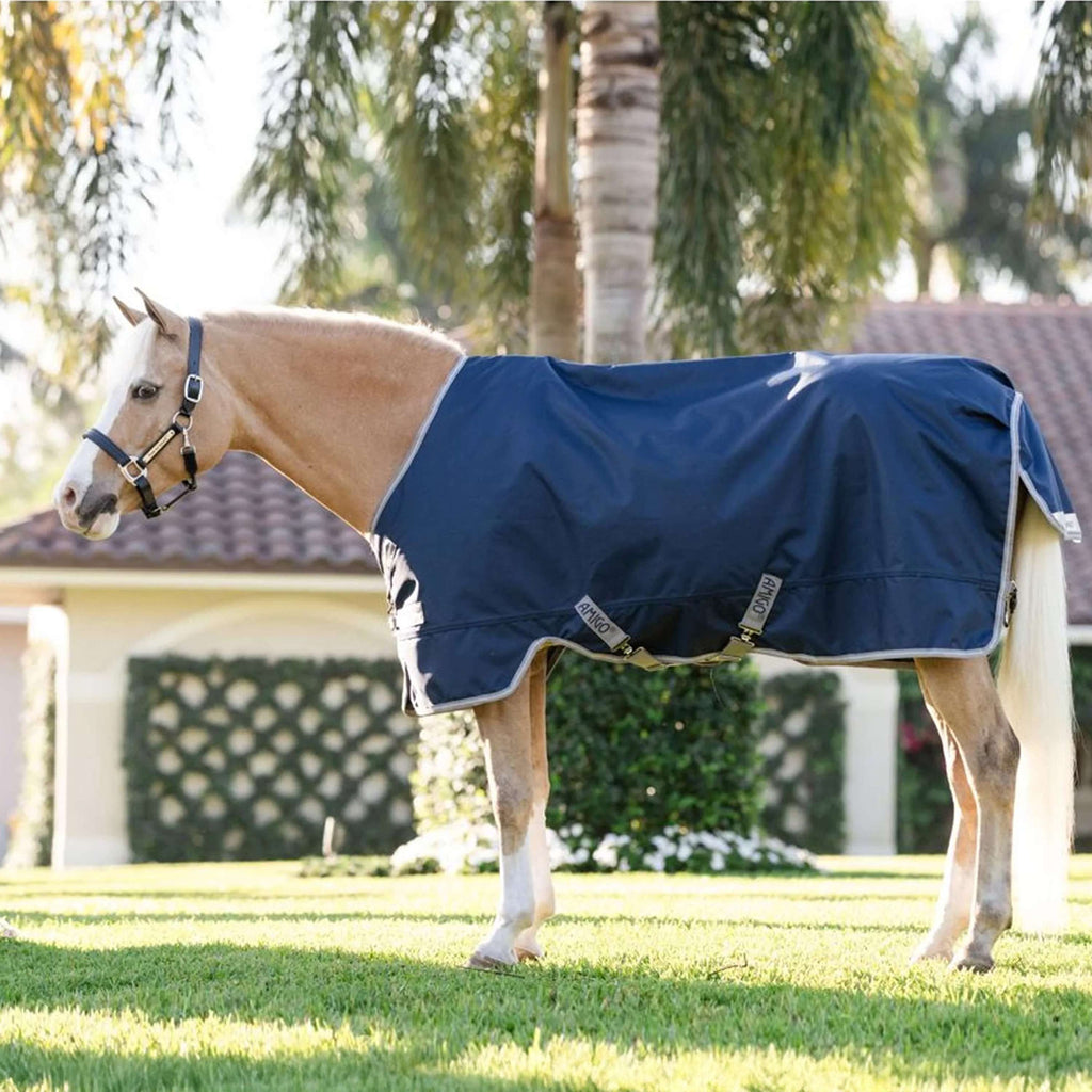Amigo Turnout 1200D Pony 0g Marineblau/Titangrau/Silber