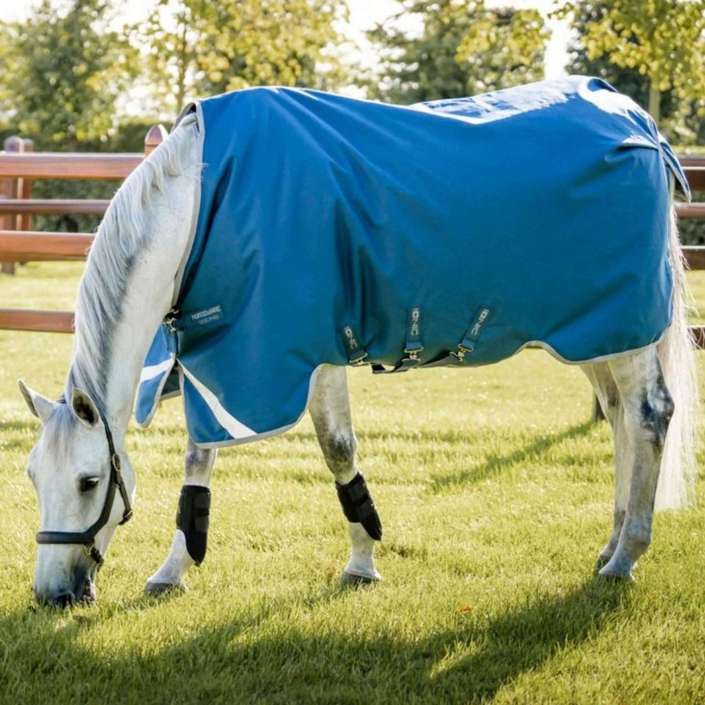 Horseware Therapy Turnout Ionic 100g Imperialblau/Silber/Marineblau