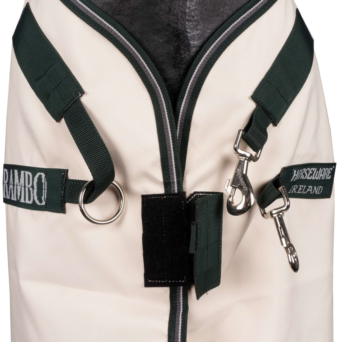 Rambo Hoody Kreide/Huntergrün/Silber