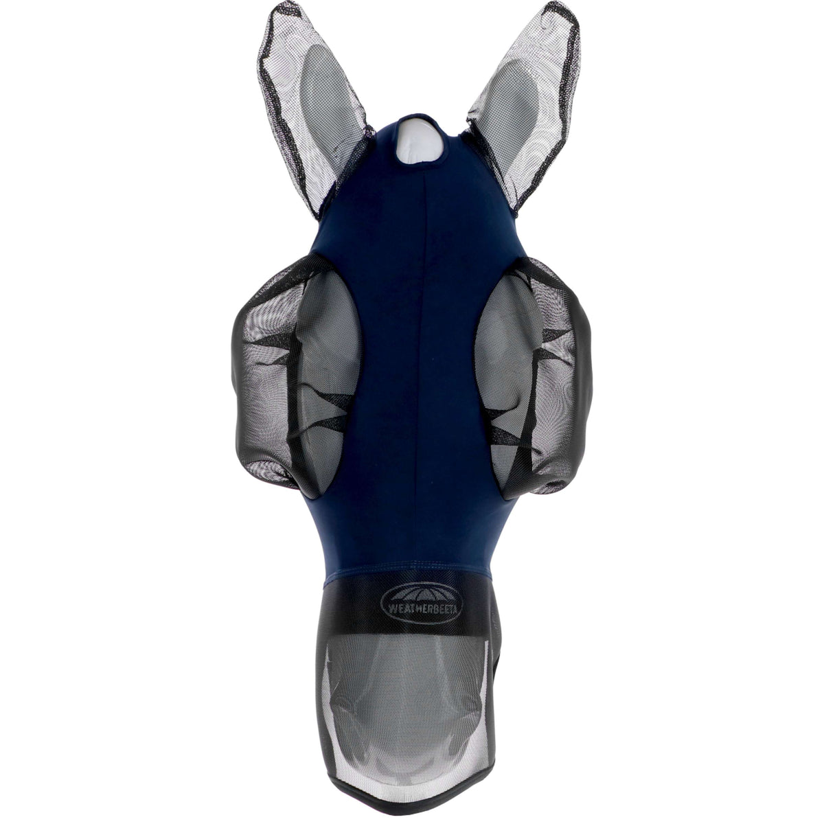 WeatherBeeta Fliegenmaske ComFiTec Luxe Bug Eye Saver mit Ohren und Nase Navy/Schwarz