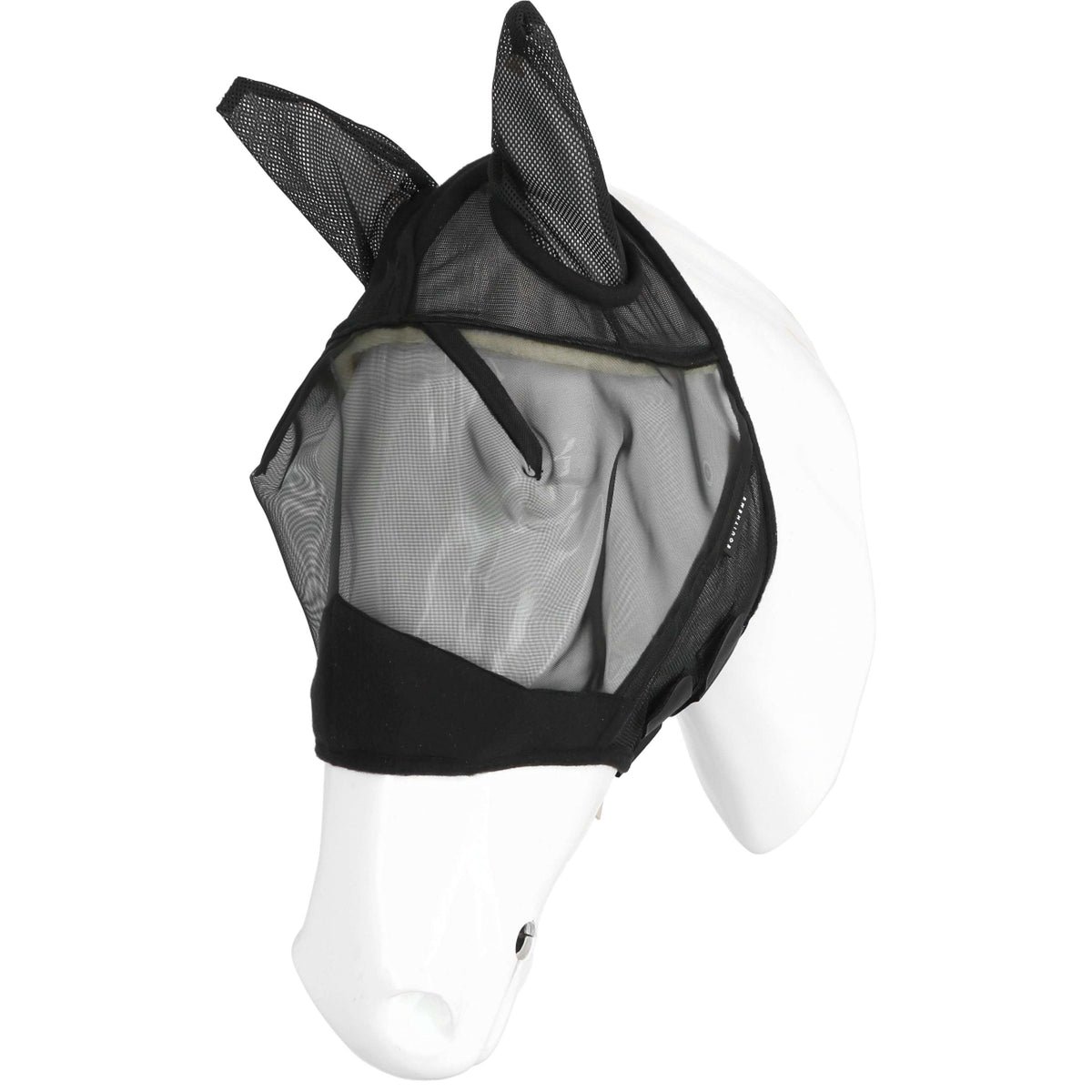 EQUITHÈME Fliegenmaske Supercut mit UV-Schutz Schwarz