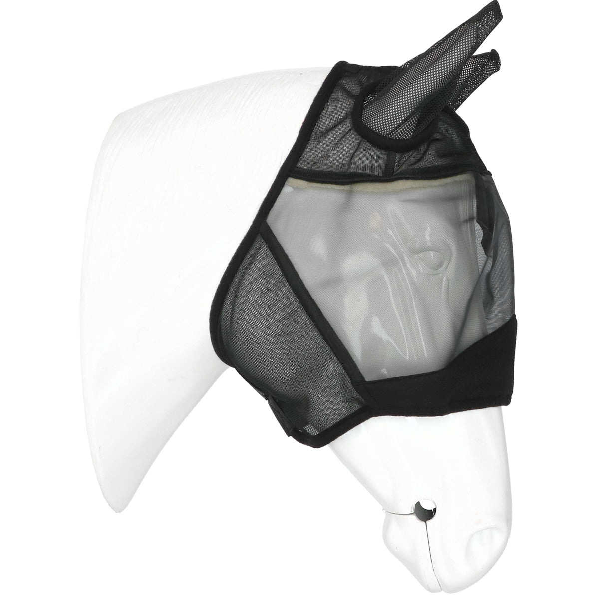 EQUITHÈME Fliegenmaske Supercut mit UV-Schutz Schwarz