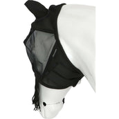 EQUITHÈME Fliegenmaske Franges mit UV-Schutz Schwarz