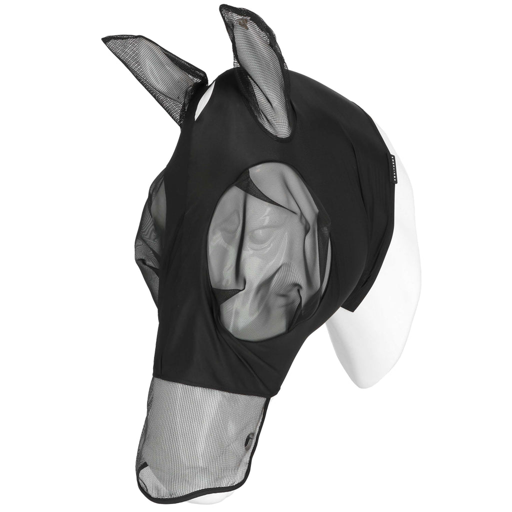 EQUITHÈME Fliegenmaske Hood mit UV-Schutz Schwarz