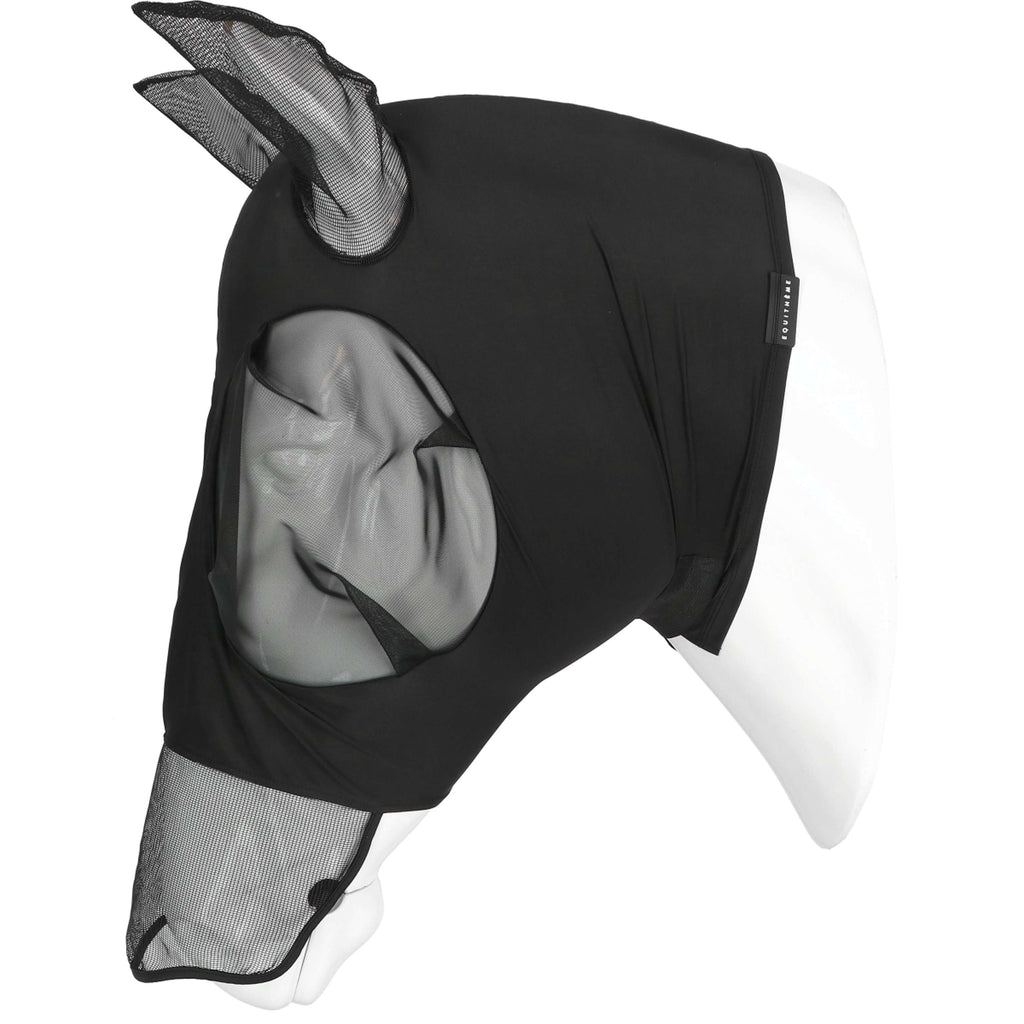 EQUITHÈME Fliegenmaske Hood mit UV-Schutz Schwarz