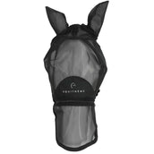 EQUITHÈME Fliegenmaske Zipper mit UV-Schutz Schwarz