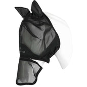 EQUITHÈME Fliegenmaske Zipper mit UV-Schutz Schwarz