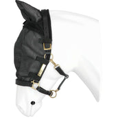 EQUITHÈME Fliegenmaske Halfter mit UV-Schutz Schwarz