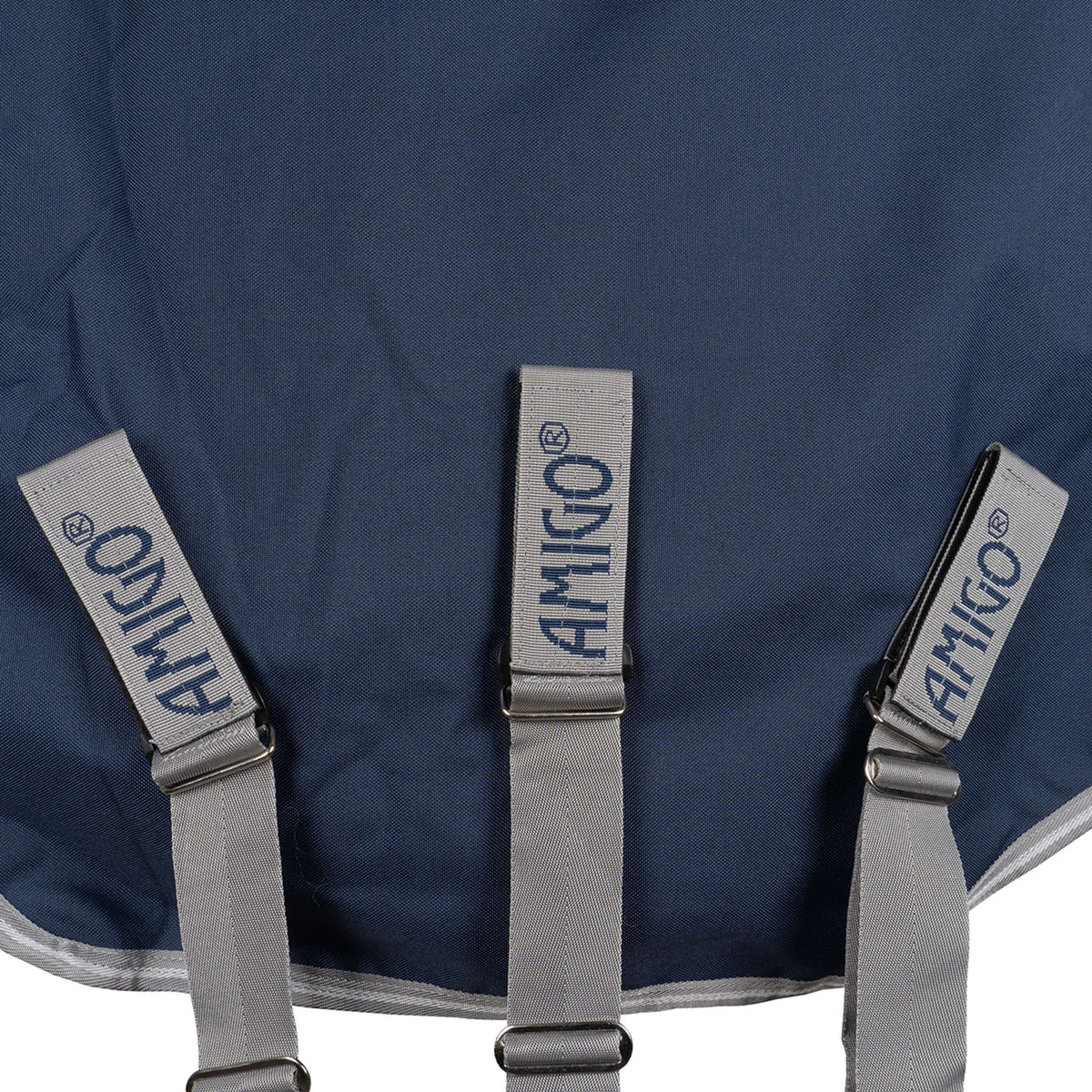 Amigo Turnout Rug FieldSafe Plus 1200D 0g Navy/Titanium Grey/Silver