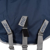 Amigo Turnout Rug FieldSafe Plus 1200D 0g Navy/Titanium Grey/Silver