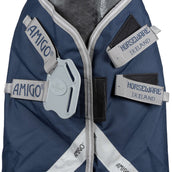 Amigo Turnout Rug FieldSafe Plus 1200D 0g Navy/Titanium Grey/Silver