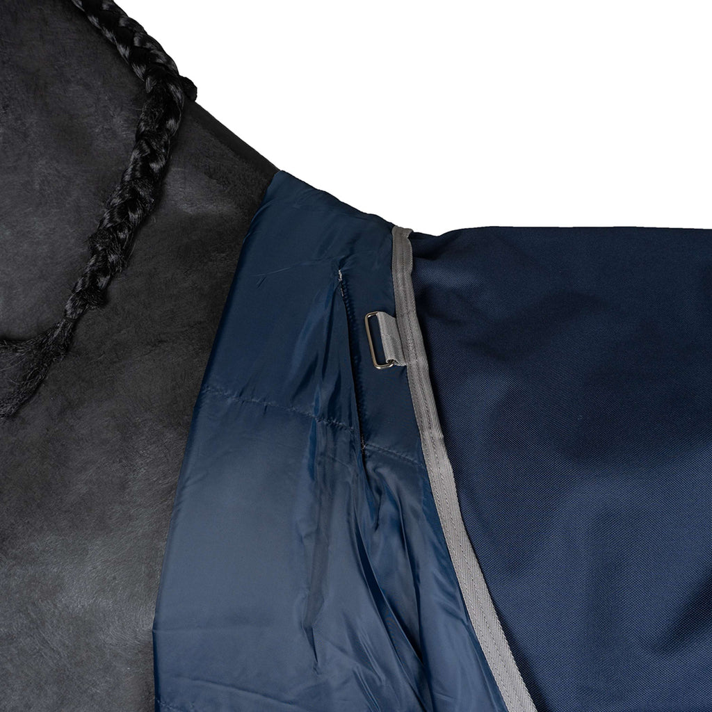 Amigo Turnout Rug FieldSafe Plus 1200D 250g Navy/Titanium Grey/Silver