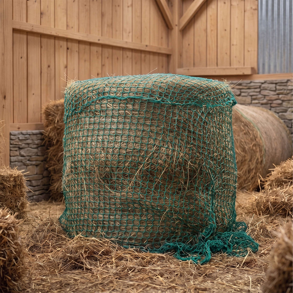 Agradi Horse Heunetz für Rundballen Maschen 4,5x4,5cm Grün