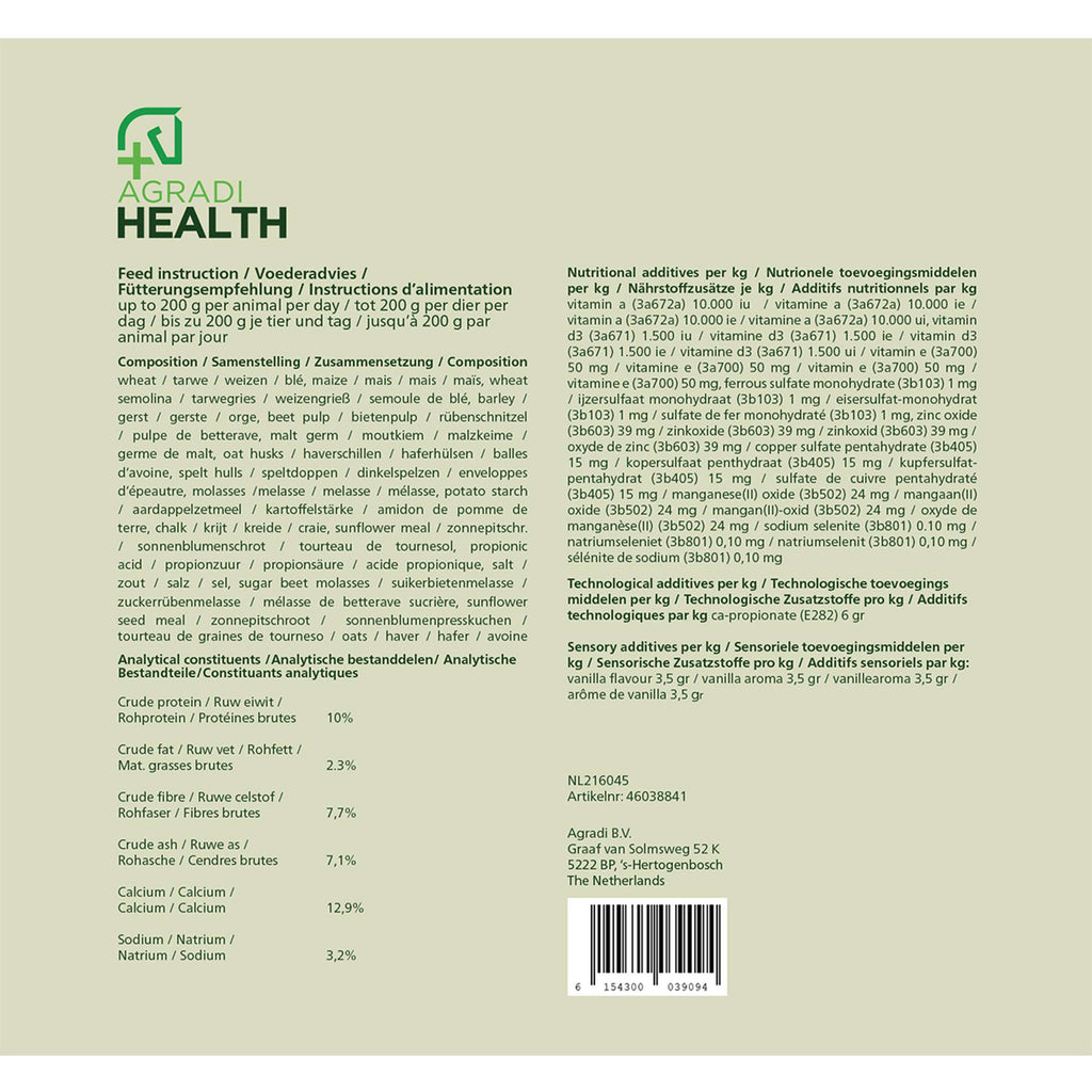 Agradi Health Leckerli Vanille