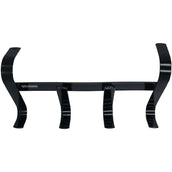 Agradi Horse Trensenhalter mit 4 Haken Schwarz