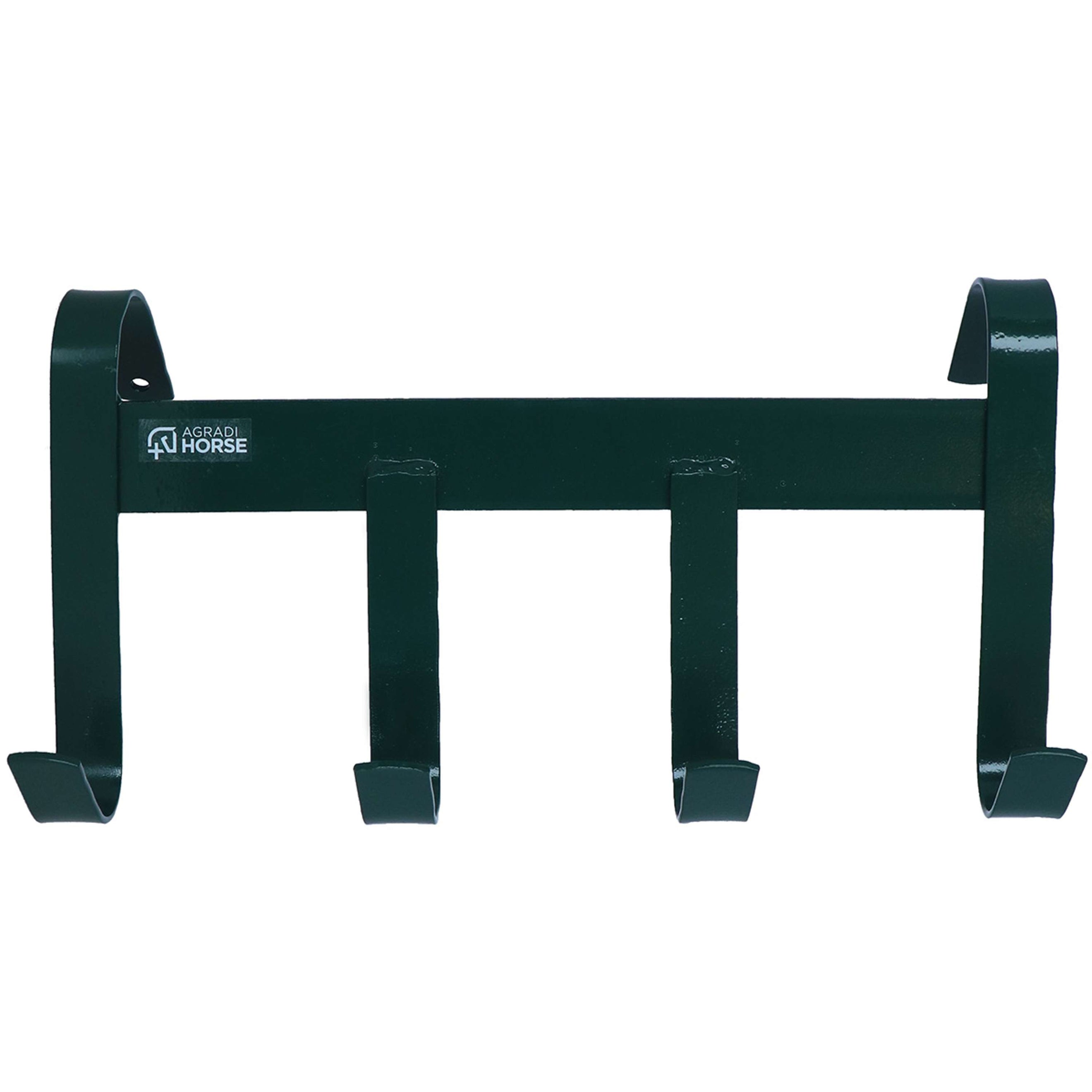 Agradi Horse Trensenhalter mit 4 Haken Grün