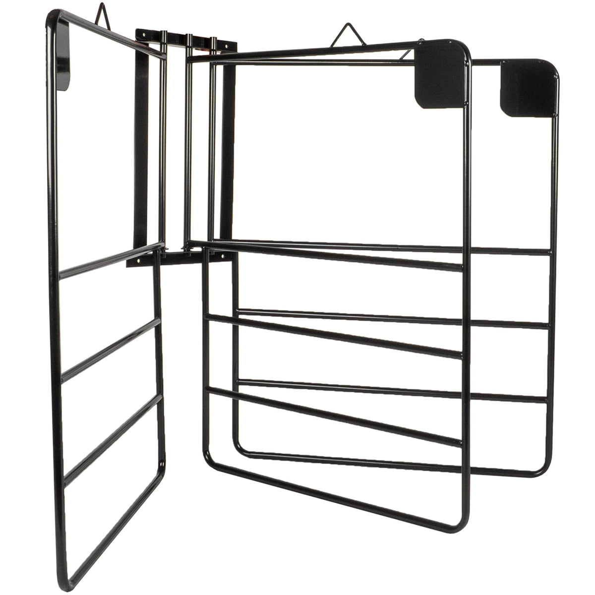 Agradi Horse Deckenhalter für 3 Decken Metall XH Schwarz