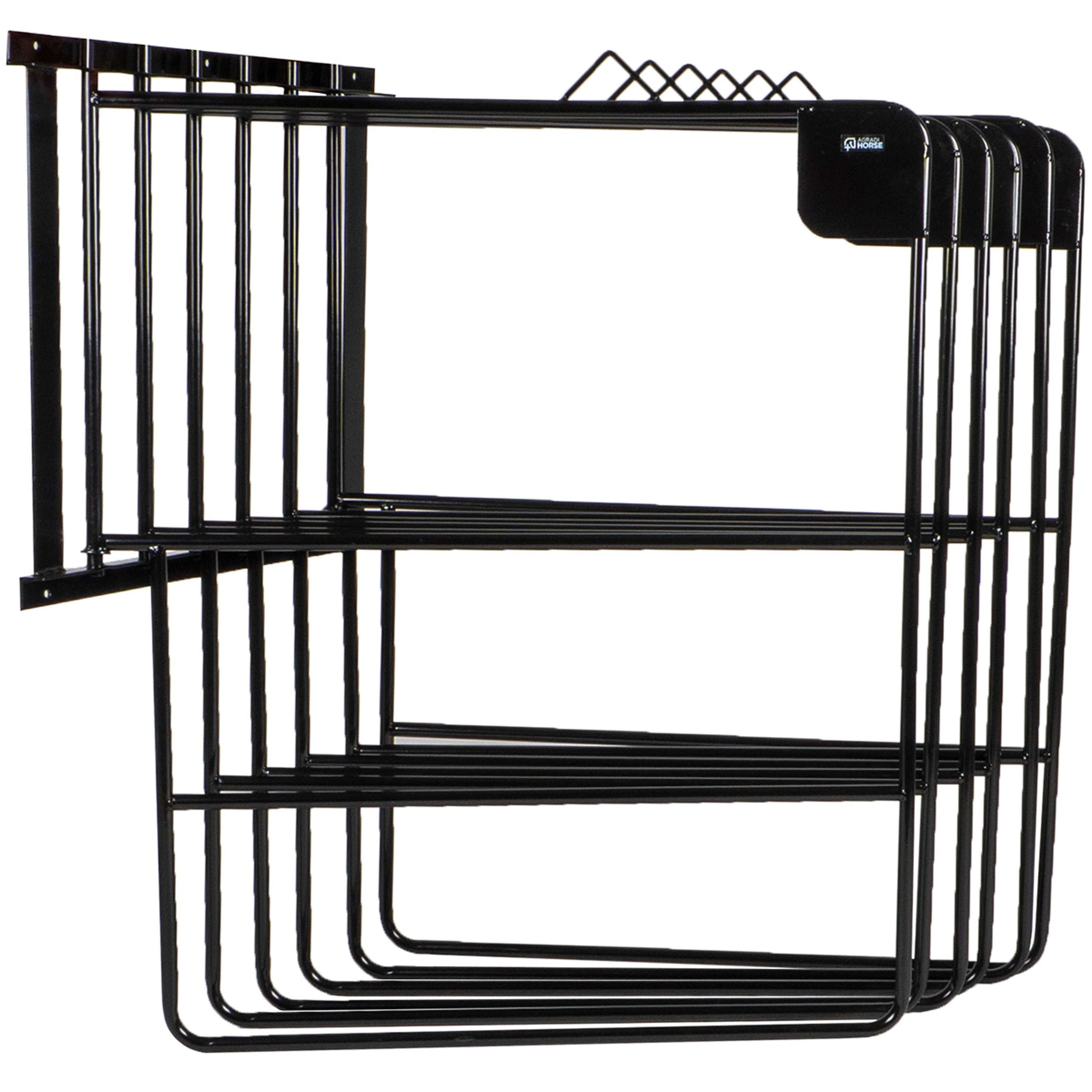 Agradi Horse Deckenhalter für 6 Decken Metall XH Schwarz