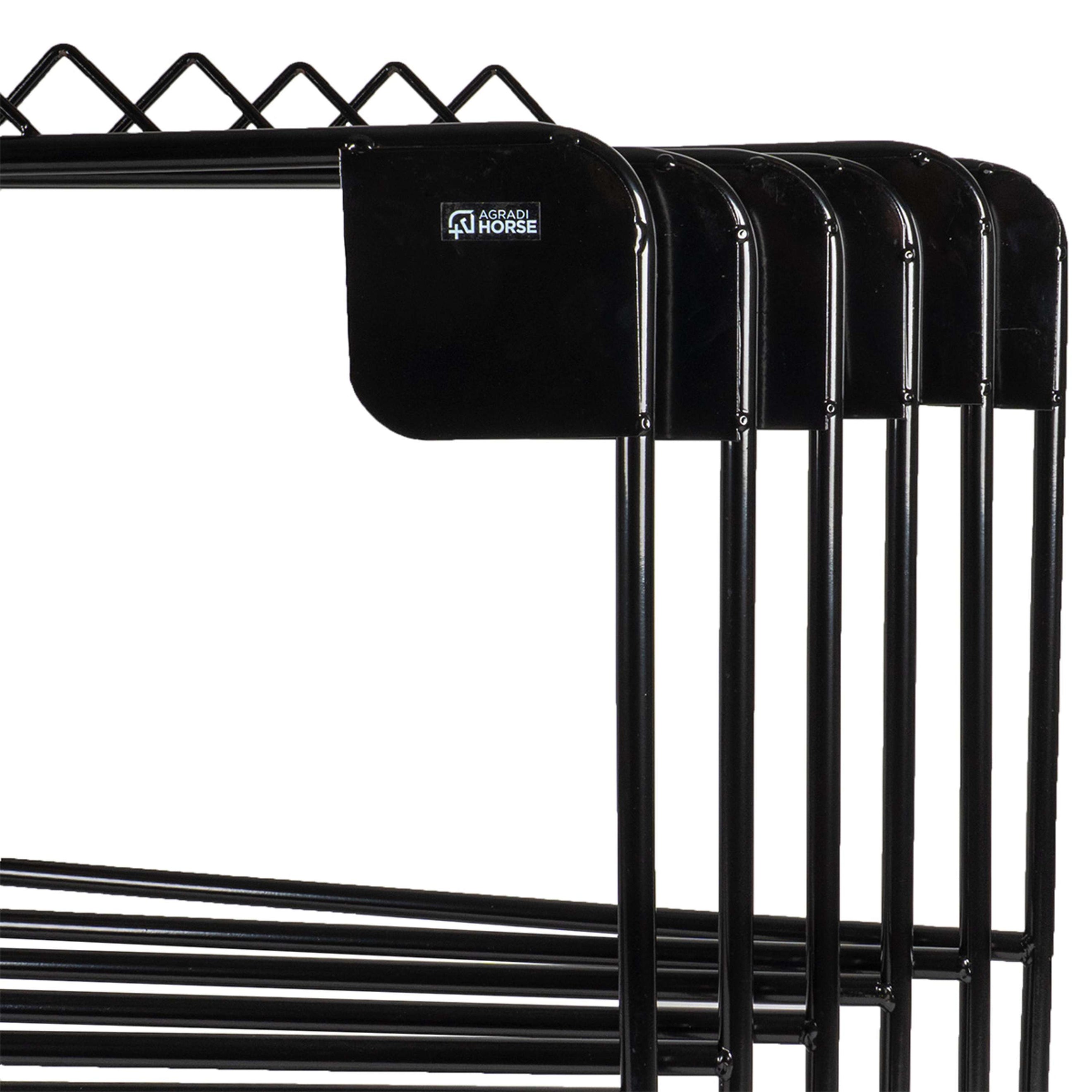 Agradi Horse Deckenhalter für 6 Decken Metall XH Schwarz Agradi Horse Deckenhalter für 6 Decken Metall XH Schwarz