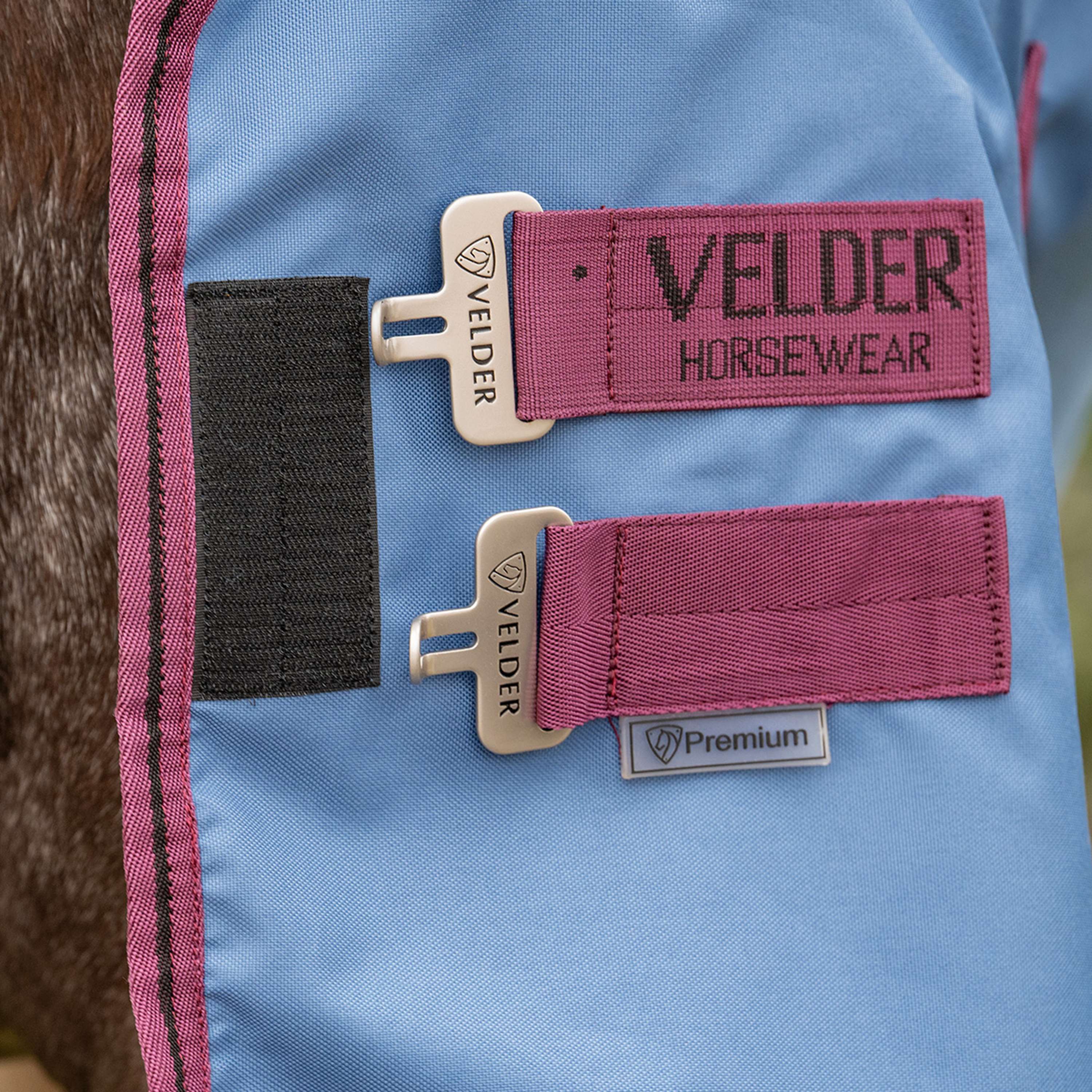 Velder Horsewear Premium Pony Turnout Rug 900D 0g Denim Blau