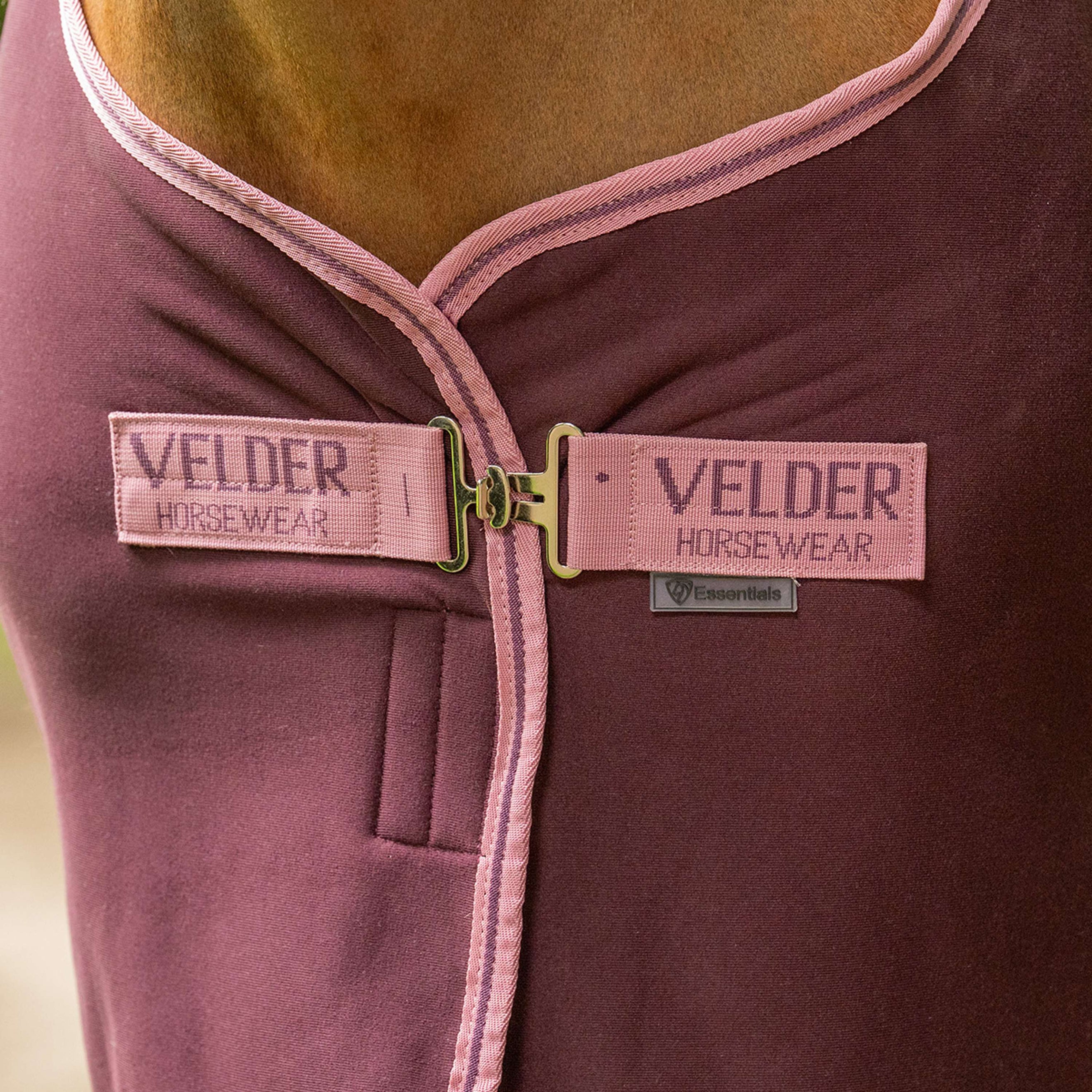 Velder Horsewear Essentials Cooler Rug Plum Brown