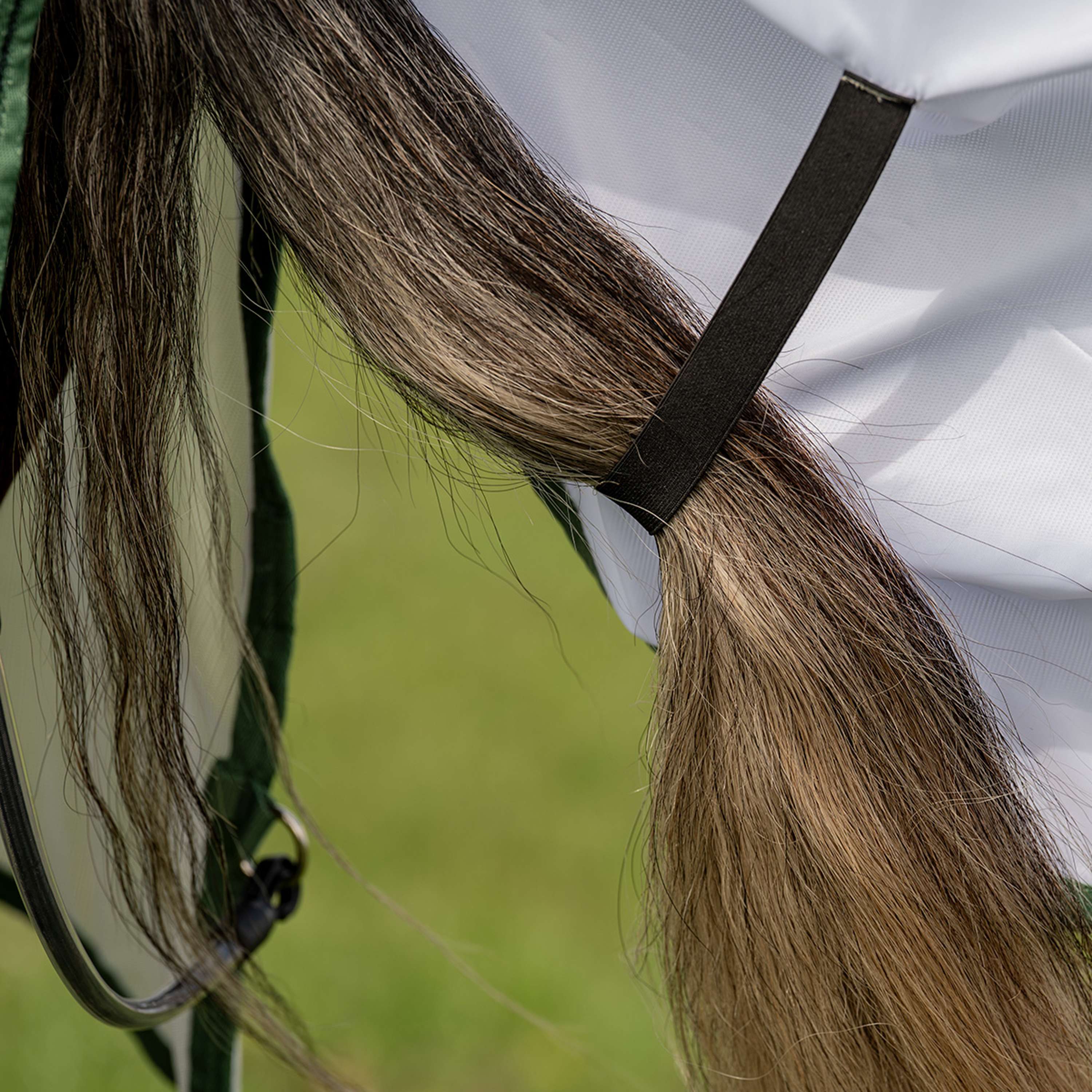 Velder Horsewear Essentials Pony Fliegendecke Mesh mit Halsteil Silber