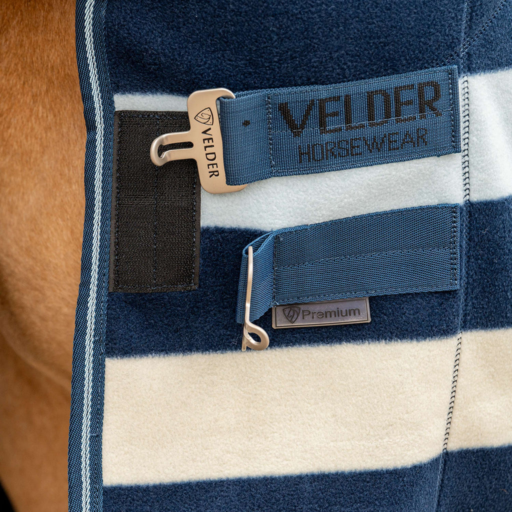 Velder Horsewear Premium Pony Deluxe Fleece Cooler Rug Navy