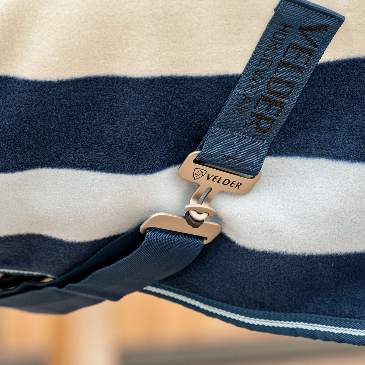 Velder Horsewear Deluxe Fleece Cooler Rug Navy