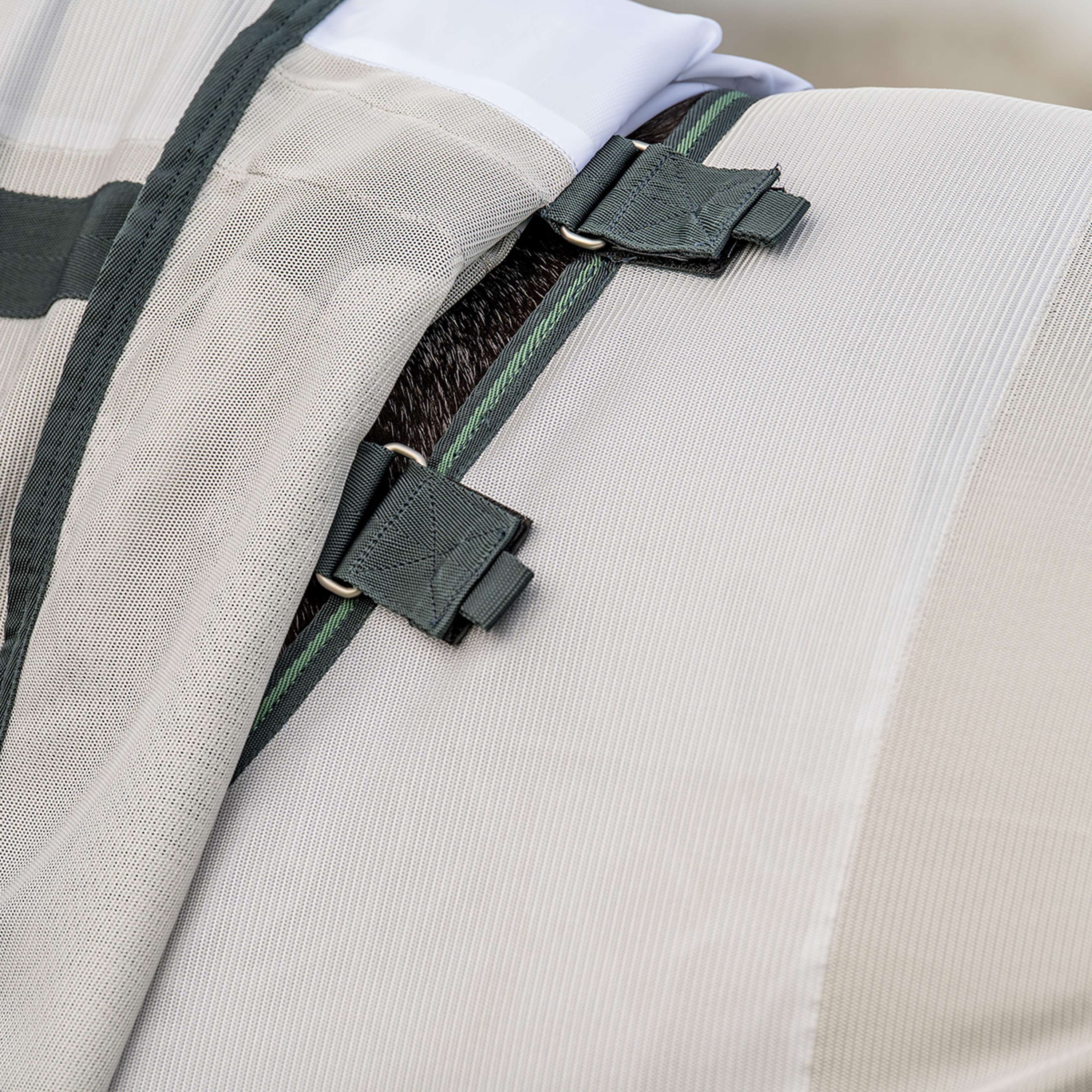 Velder Horsewear Premium Pony Fliegendecke Guardian AirMesh Silver Mist