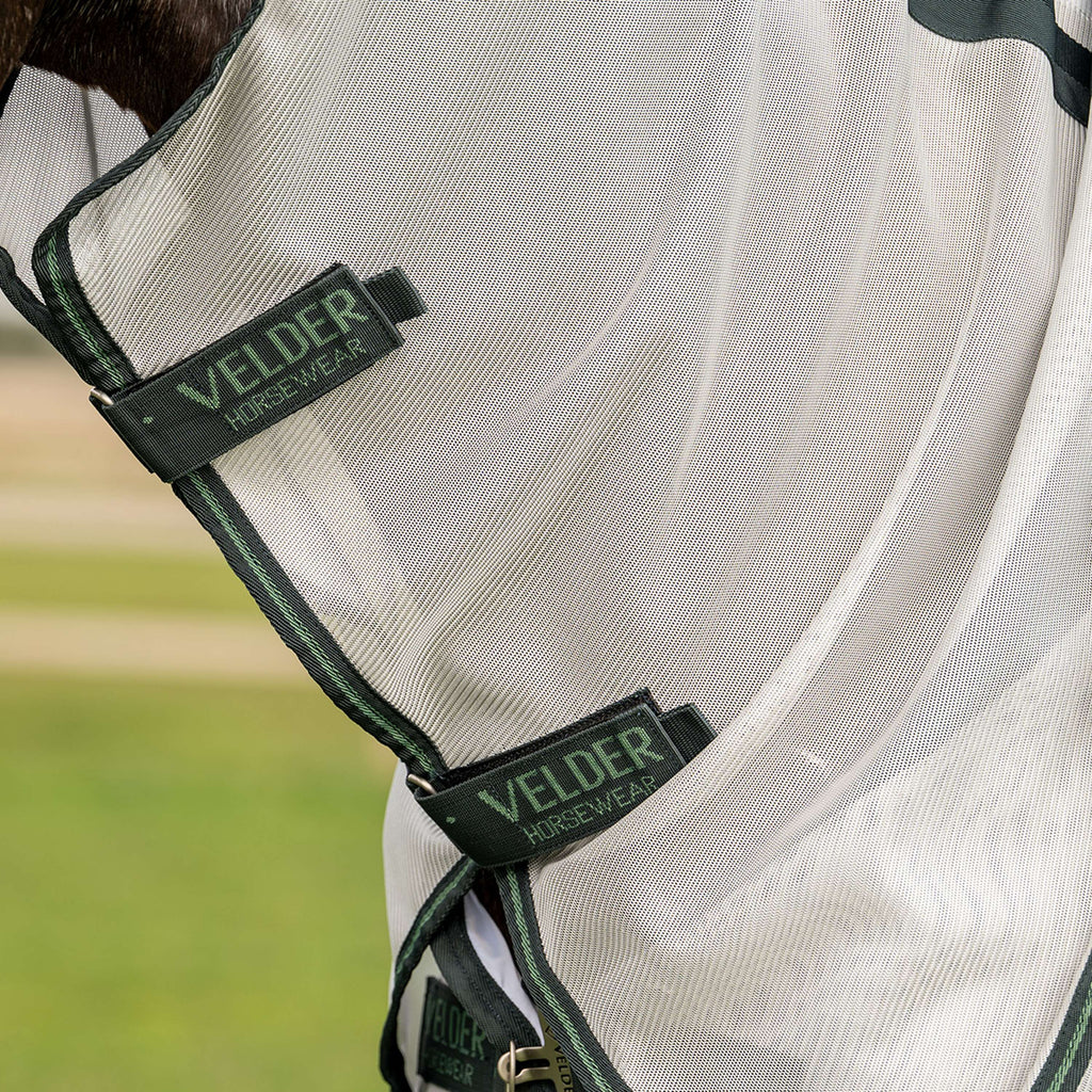 Velder Horsewear Premium Fliegendecke Guardian AirMesh Silver Mist