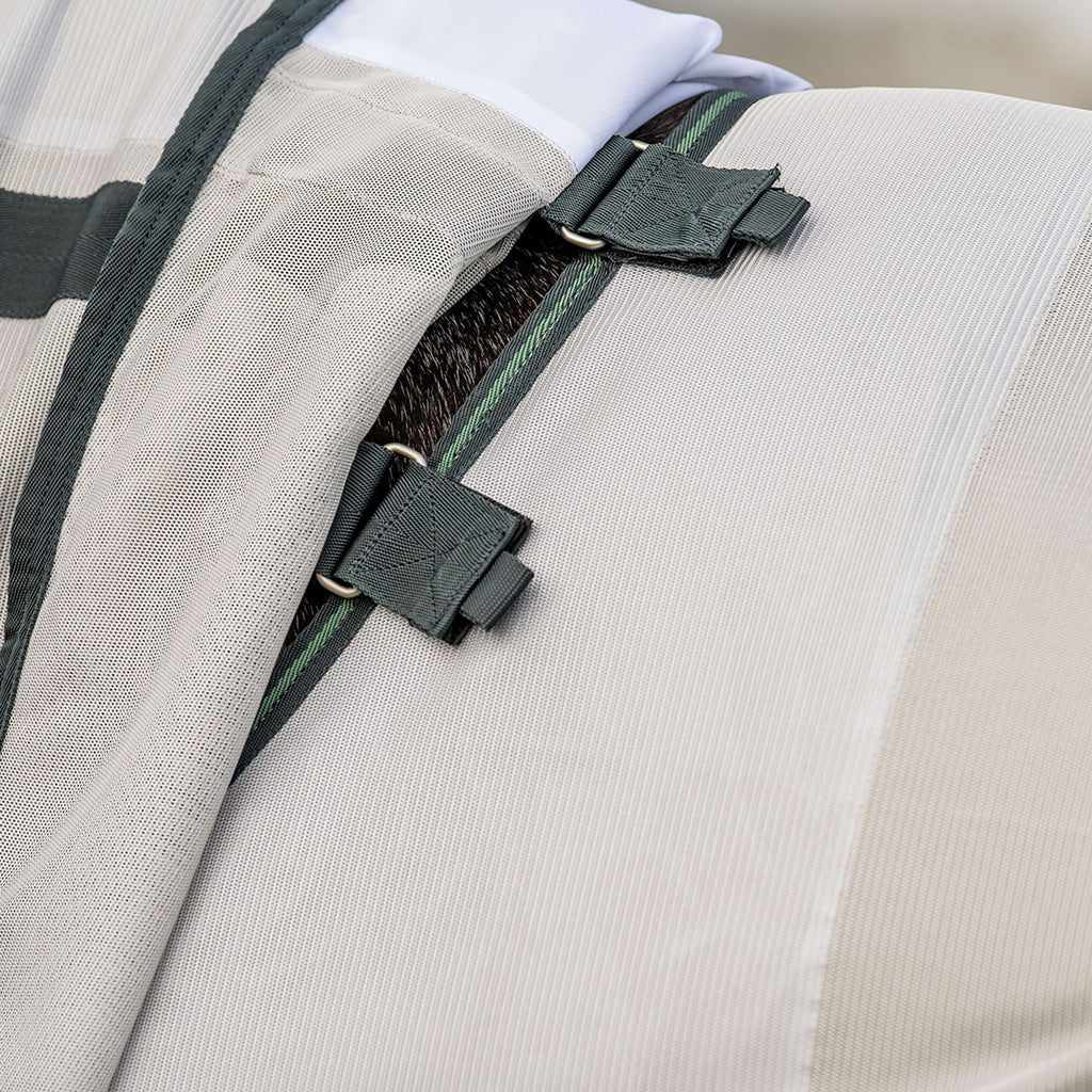 Velder Horsewear Premium Fliegendecke Guardian AirMesh Silver Mist