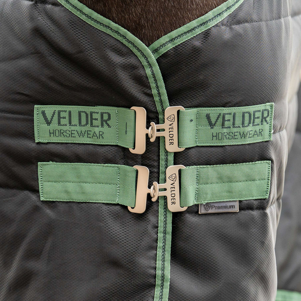 Velder Horsewear Premium Pony Stalldecke 210D 100g Schwarz