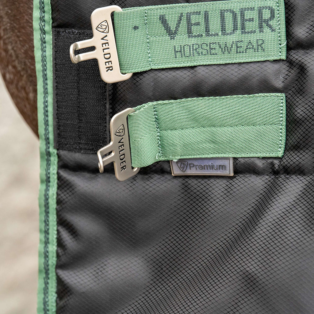 Velder Horsewear Premium Stalldecke 210D 100g Schwarz